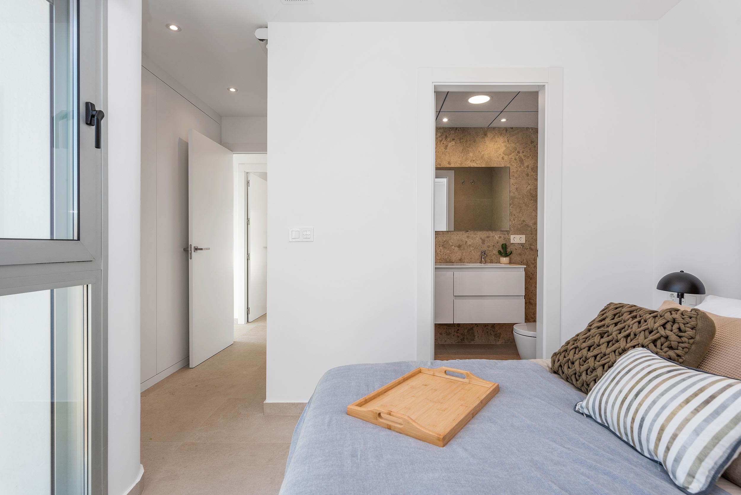 Room 1 with view of the Mikonos bathroom
